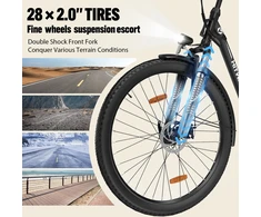 Elektrinis dviratis Hitway BK31, 28", 250W, 13Ah, juodas