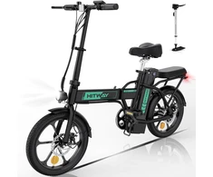 Elektrinis dviratis Hitway BK3S, 20", 250W, 10,4Ah, juodas