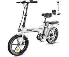 Elektrinis dviratis Hitway BK3S, 20", 250W, juodas