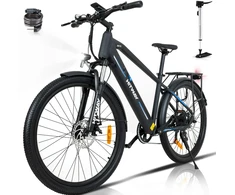 Elektrinis dviratis Hitway BK7S, 26", 250W, 12Ah, juodas