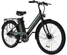 Elektrinis dviratis Hitway BK8S, 26", 250W, juodas