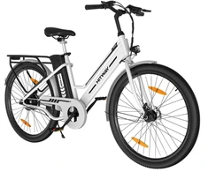 Elektrinis dviratis Hitway BK8S, 26", 250W, baltas