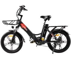 Elektrinis dviratis Kaisda K201, 20", 250W, 20,08Ah, juodas