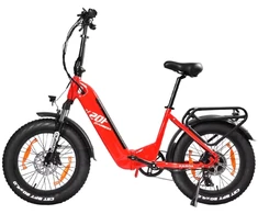 Elektrinis dviratis Kaisda K20F, 20", 250W, 25Ah, raudonas