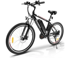 Elektrinis dviratis Kaisda K26M 26", 250W, 12,5Ah, juodas
