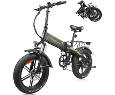 Elektrinis dviratis Kaisda K2M 20", 500W, 13Ah, juodas