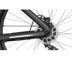 Elektrinis dviratis Okai LyteCycle EB60 27.5", 350W, 9,6Ah, juodas