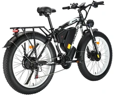 Elektrinis dviratis PHILODO H8 AWD, 26", 22Ah, juodas