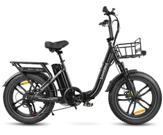 Elektrinis dviratis Samebike C05 Pro, 20", 500W, 13Ah, juodas