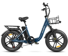 Elektrinis dviratis Samebike C05 Pro, 20", 500W, 13Ah, mėlynas