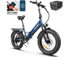 Elektrinis dviratis Samebike LOTDM200, 20", 750W, 13Ah, mėlynas