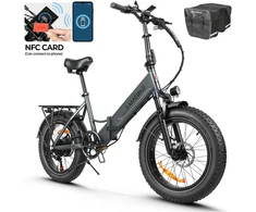 Elektrinis dviratis Samebike LOTDM200, 20", 750W, 13Ah, pilkas