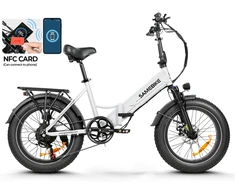 Elektrinis dviratis Samebike LOTDM200, 20", 750W, 13Ah, baltas