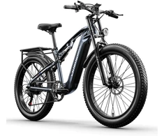Elektrinis dviratis Shengmilo MX05, 26", 500W, 15Ah, pilkas