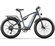 Elektrinis dviratis Shengmilo MX05, 26", 500W, 15Ah, pilkas
