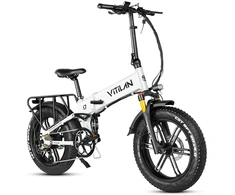 Elektrinis dviratis Vitilan i7 Pro, 20'', 750W, 20Ah, baltas