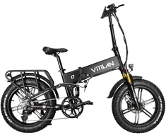 Elektrinis dviratis Vitilan i7 Pro, 20'', 750W, 20Ah, juodas