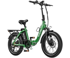 Elektrinis dviratis Vitilan U3, 20", 750W, 13Ah, žalias