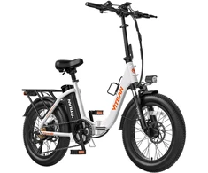 Elektrinis dviratis Vitilan U3, 20", 750W, 13Ah, baltas