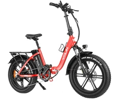 Elektrinis dviratis Vitilan U7, 20", 750W, 20Ah, raudonas