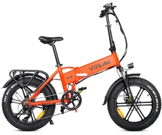 Elektrinis dviratis Vitilan V3, 20", 750W, 13Ah, oranžinis