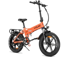 Elektrinis dviratis Vitilan V3, 20", 750W, 13Ah, oranžinis