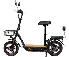 Elektrinis paspirtukas KuKirin C1 Pro, 14", 500W, 26Ah, juodas