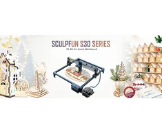 Lazerinės pjovimo staklės Sculpfun S30 Pro Max 20W
