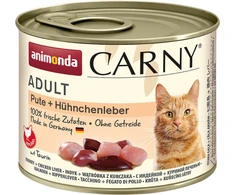 Animoda Drėgnas Kačių Maistas - Animonda Cat Carny Suaugusiems Kalakutiena Su Vištienos Kepenimis