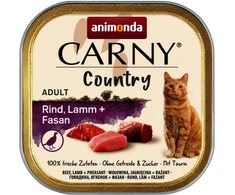 Animoda ANIMONDA Carny Country jautiena, ėriena + fazanas - šlapias kačių maistas - 100 g