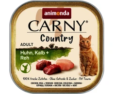 Animoda ANIMONDA Carny Country vištiena, Veršiena + Elniena - šlapias kačių maistas - 100 g