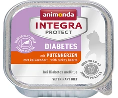 Animoda Kačių Maistas - ANIMONDA Integra Protect Diabetes Kalakutų Širdelės Drėgnas 100g