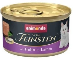 Animoda Kačių Maistas - ANIMONDA Vom Feinsten Mousse Vištiena ir Aviena 85g Be Gluteno