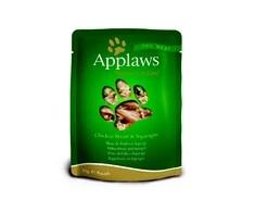 Applaws – šlapio kačių maisto 70 g maišelis – vištiena ir šparagai (178-002)
