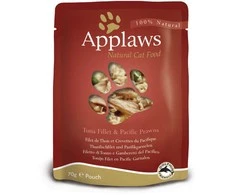 Applaws – Šlapio kačių maisto 70 g maišelis – Tunas ir krevetės (178-008)