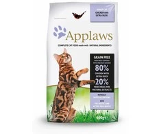 APPLAWS sausas kačių ėdalas suaugusioms katėms su antiena, 400g