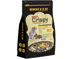 Šinšilų Ir Degu Maistas - BIOFEED Royal Crispy 2kg Premium augalinis