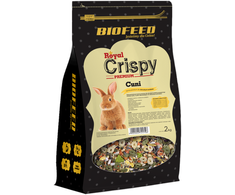 Triušių maistas - BIOFEED Royal Crispy Premium 2kg Be glitimo