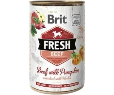 Vafo Praha Sro Brit Fresh konservai šunims jautiena&amp;moliūgas 400g