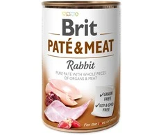 BRIT CARE Dog triušiena Pate &amp; Meat 400g