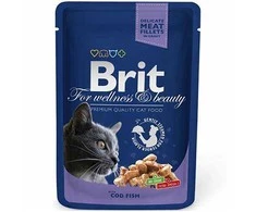 Brit Premium Cod Fish konservai katėms su menke, 100 g
