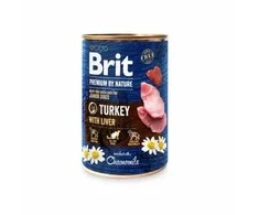 Brit Premium by Nature konservai šunims kalakutiena with Liver 800g