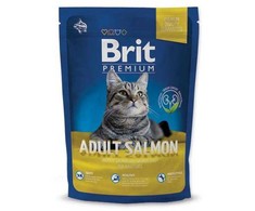 Sausas ėdalas suaugusioms katėms BRIT PREMIUM su lašiša, 300g