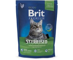 Sausas ėdalas sterilizuotoms katėms BRIT PREMIUM, 300g