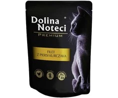 Drėgnas Kačių Maistas - Dolina Noteci Premium Vištienos Krūtinėlės Filė, 85 g