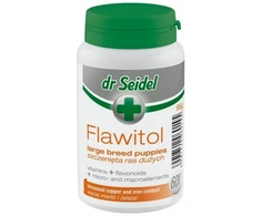 Dr Seidel Flawitol Puppy Dogs Large breed vitaminai ir flavonoidai jauniems didelių veislių šunims 60 kapsulių