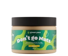 Green Paw Cosma Cannabis Žalias Paw Dont go Nuts 350g – Žemės riešutų sviestas su CBD šunims (žmonėms)