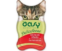 Maisto produktai - Oasy Delicatesse Fine Paté su veršiena 85g begrūdis