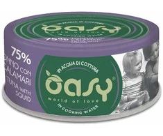 Maisto produktai - Oasy More Love Tuna with Squid Wet Food 70g Gluten-Free