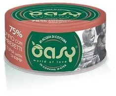 Maisto produktai - Oasy More Love Tuna with Shrimp Wet Food 70g